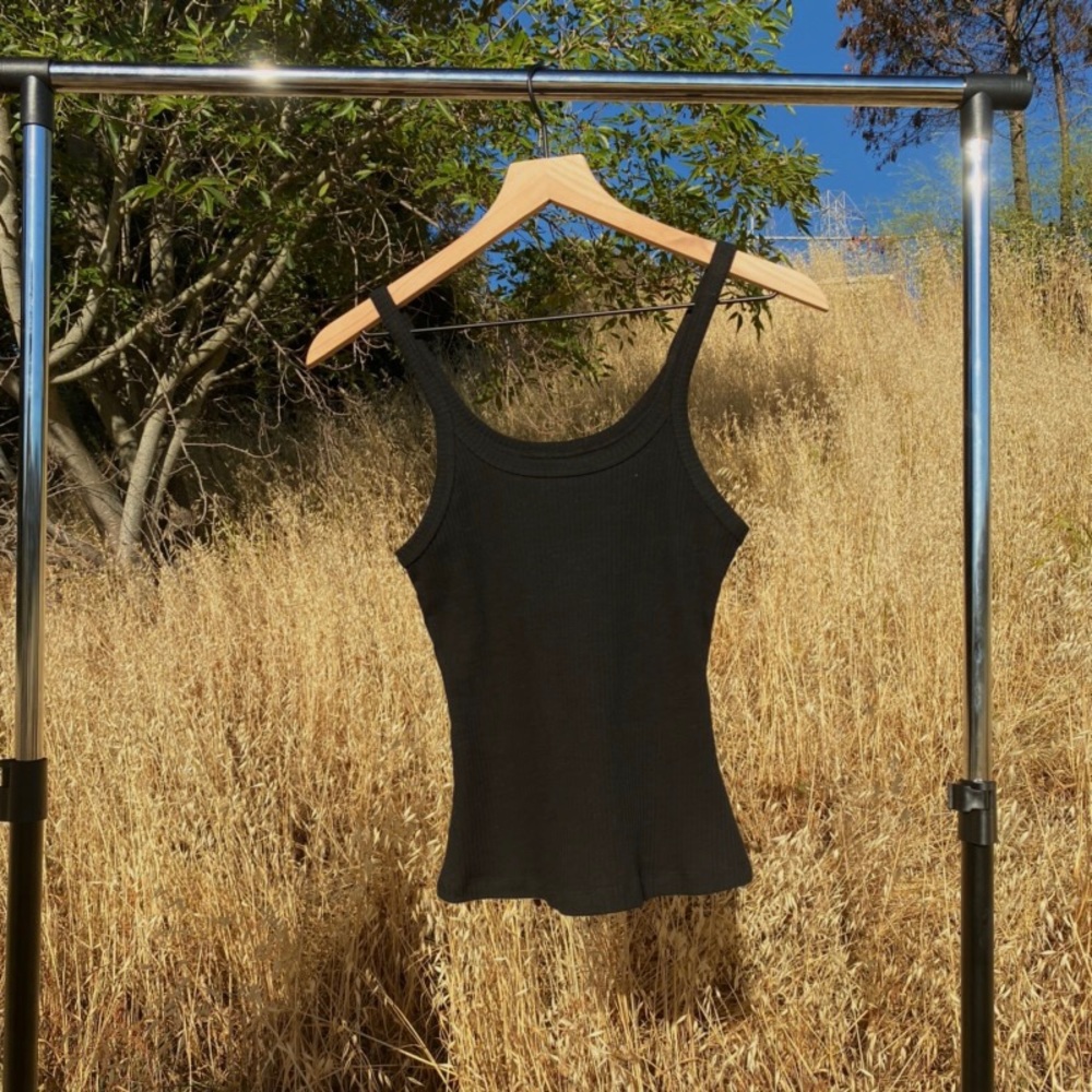 Cotton Ribbed Tank - Picture 2 of 6